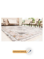 نمایی از فرش ماشینی 1000 شانه فرش کهکشان - طرح الما