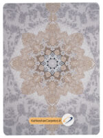 فرش سیلور 1000 شانه طرح آریا رنگ زغالی - فرش کهکشان