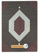 فرش 1200 شانه رنگ مشکی طرح بیجار - فرش کهکشان