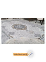 فرش 1000 شانه طرح دیالوگ از شرکت فرش کهکشان کاشان