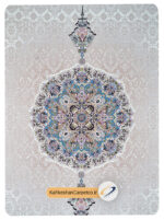 فرش 1200 شانه رنگی کرم طرح هالیدی - فرش کهکشان