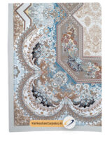 فرش 1200 شانه رنگی کرم طرح هالیدی - فرش کهکشان