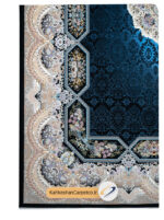 فرش 1200 شانه رنگی مشکی طرح هالیدی - فرش کهکشان