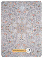 نمای کامل از فرش سیلور 1000 شانه طرح مهر رنگ نقره ای