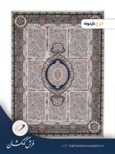 فرش طرح ناردونه رنگی 1200 شانه - فرش کهکشان