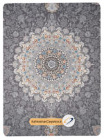 نمای نزدیک فرش سیلور 1000 شانه طرح نوروز - فرش کهکشان