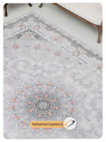 فرش سیلور طرح نوروز 1000 شانه - فرش دربافت ارم کاشان